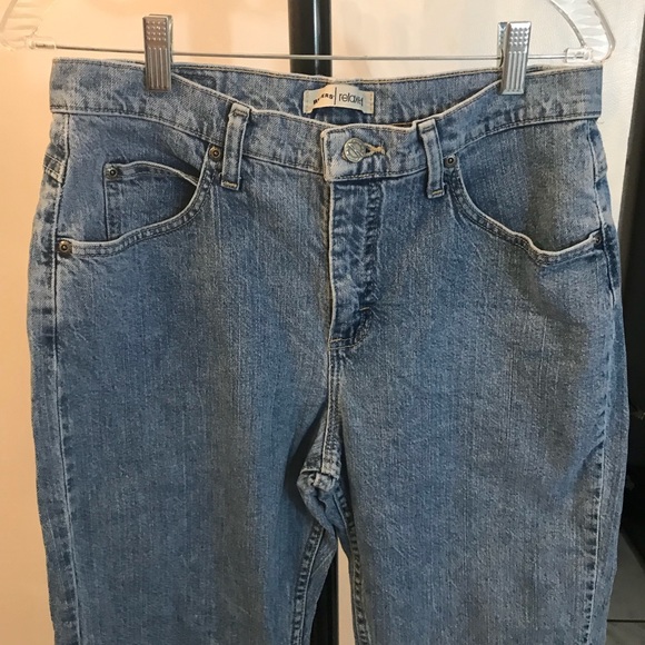 Riders Womens Jeans 10P Light Washed Blue Denim Relaxed Cotton Lycra Casual - Picture 5 of 11